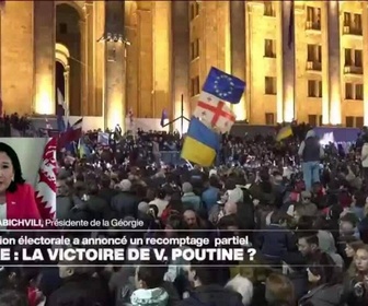 Replay Les invités du jour - Géorgie : la victoire de V. Poutine ? Parlons-en avec S. Zourabichvili, M. Mendras, G. Javakhishvili