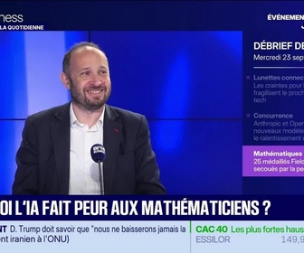 Replay Tech & Co, la quotidienne - Pourquoi l'IA fait peur aux mathématiciens ?