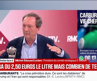 Replay Face à Face - Prix des carburants: Je ne crois pas au plafonnement, déclare Michel-Édouard Leclerc