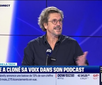 Replay Tech & Co, la quotidienne - Jérôme a cloné sa voix dans son podcast - 24/10