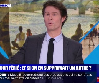 Replay La chronique éco - Budget 2025: la suppression d'un jour férié pour faire des économies fait débat