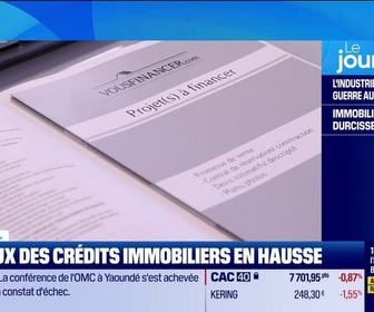Replay Good Morning Business - Les taux des crédits immobiliers en hausse
