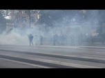 Replay Lyon : la police disperse des manifestants au gaz lacrymogène devant l'université Jean-Moulin
