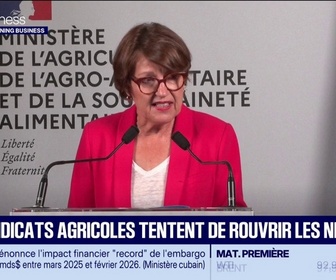 Replay Good Morning Business - Les syndicats agricoles veulent rouvrir les négociations commerciales