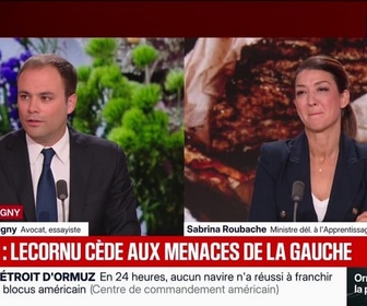 Replay SIGNÉ CONSIGNY - 1er-Mai: On devrait appeler Sébastien Lecornu conservator, déclare Charles Consigny, avocat et essayiste