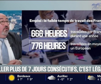 Replay BFM Première - BFM éco : Travailler plus de 7 jours consécutifs, c'est légal ? - 24/11