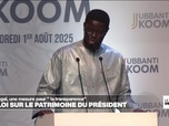 Replay Journal de l'Afrique - Le Sénégal adopte une loi sur le patrimoine du chef de l'Etat et du président du Parlement