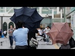 Replay Des rues inondées et des sauvetages alors que le typhon Dujuan frappe le Japon