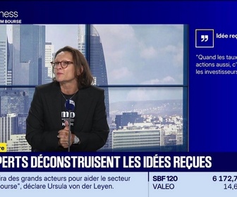 Replay BFM Bourse - Mythomètre : Quand les taux montent et les actions aussi, c'est le top pour les investisseurs, FAUX répond Géraldine Métifeux - 16/09
