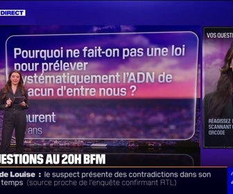 Replay 20H BFM - VOS QUESTIONS AU 20H - Meurtre de Louise, protection des écoles, pouvoir d'achat...