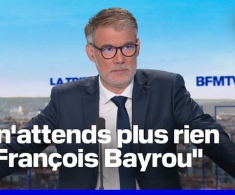 Replay BFM Politique - Démission d'Emmanuel Macron, François Bayrou, budget... L'interview d'Olivier Faure