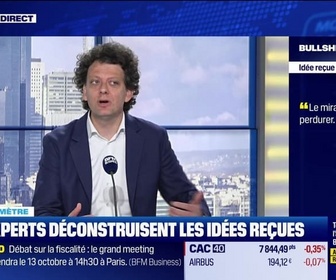 Replay BFM Bourse - Bullshitomètre : Le miracle italien va perdurer - FAUX répond Thibault Prébay - 24/09