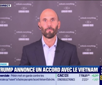 Replay BFM Bourse - L'éco du monde : Le Vietnam risque-t-il l'effondrement après le deal avec Washington ? - 03/07