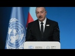 Replay Ilham Aliyev critique l'occident à l'ouverture de la COP29