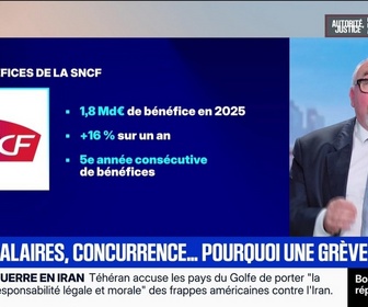 Replay BFM Première - BFM éco : SNCF, salaires, concurrence... pourquoi une grève ? - 10/06