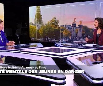 Replay Au cœur de l'info, l'invité - M-R. Moro: La souffrance des ados en dit long sur une société qui ne donne pas envie à sa jeunesse