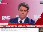 Replay Face à Face - Évidemment: Gabriel Attal annonce apporter son soutien à Gérald Darmanin après les polémiques qui ont suivi la mort de Lyhanna