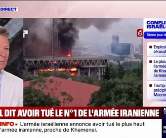 Replay Apolline de 9 à 10 - Conflit entre Israël et l'Iran: Tsahal affirme avoir tué le plus haut commandant militaire du régime iranien, proche de Khamenei