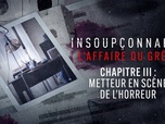 Replay Insoupçonnable, l'affaire du Grêlé - Chapitre 3 : Metteur en scène de l'horreur