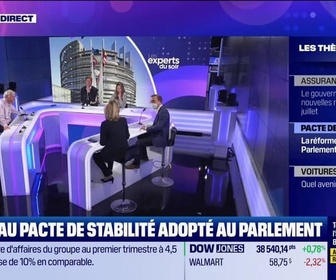 Replay Les experts du soir - Nouveau pacte de stabilité adopté au Parlement - 23/04