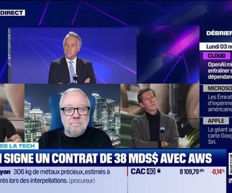 Replay Tech & Co, la quotidienne - OpenAI signe un contrat de 38 milliards de dollars avec AWS - 03/11