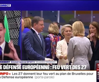 Replay 20H BFM - Conseil européen: les 27 donnent leur feu vert au plan de Bruxelles pour muscler la défense européenne