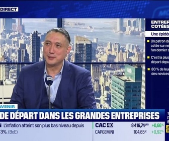 Replay BFM Bourse - Thème d'avenir : 1 patron sur 9 a quitté le navire l'an dernier, un record - 18/02