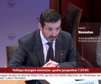 Replay 100% Sénat - Politique étrangère des États-Unis : quelles perspectives ?