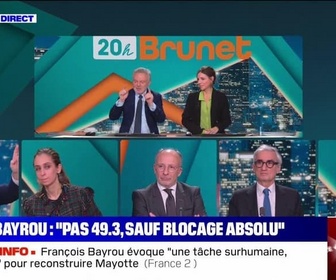 Replay 20h Brunet - Bayrou promet un gouvernement avant Noël - 19/12