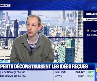 Replay BFM Bourse - Bullshitomètre : L'immobilier est une assurance tous risques - FAUX répond Gilles Petit - 18/09