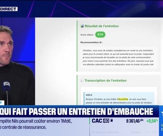 Replay Tech & Co, la quotidienne - Jérémy Duris (ALLinOne) : Adèle, l'IA qui présélectionne les candidats avant un entretien d'embauche - 17/02