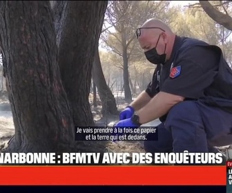 Replay 20H BFM - Incendie à Narbonne: comment les enquêteurs travaillent pour remonter à l'origine des flammes?