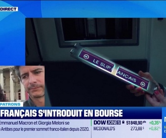 Replay Good Morning Business - Le Slip Français s'introduit en bourse