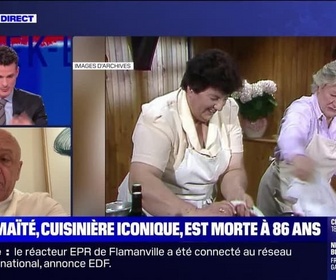 Replay BFM Story Week-end - Maïté, cuisinière iconique, est morte à 86 ans - 21/12