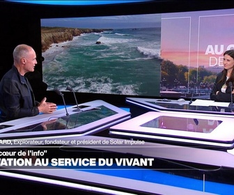 Replay Au cœur de l'info, l'invité - Bertrand Piccard : Écologie et économie peuvent et doivent aller de pair