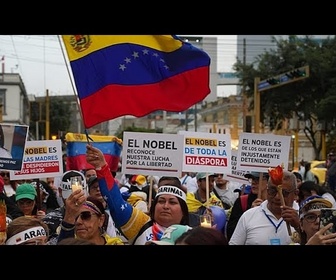 Replay Partisans de María Corina Machado défilent à travers l'Amérique latine avant la cérémonie du Nobel