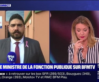 Replay BFM Story Week-end - Story 2 : Ministre de la Fonction publique sur BFMTV - 04/10