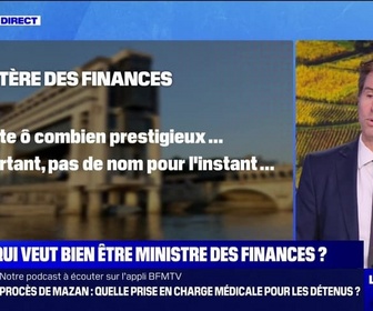 Replay Le Dej Info - Qui veut bien être ministre des Finances ? - 20/09