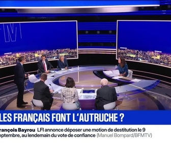 Replay BFM Grand Soir - Dette : les Français font l'autruche ? - 01/09