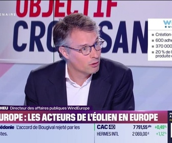 Replay Objectif Croissance - Pierre Tardieu (WindEurope) : WindEurope, les acteurs de l'éolien en Europe - 13/08