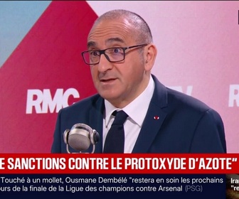 Replay Face à Face - Protoxyde d'azote: Les délits vont permettre de lutter contre (les) usages détournés, assure Laurent Nuñez