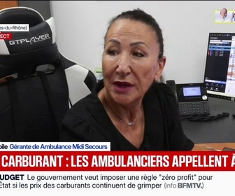 Replay BFM Première - Il va y avoir des conséquences sur les patients: les ambulanciers subissent de plein fouet la hausse des prix des carburants