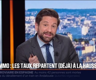 Replay BFM Première - BFM Conso : Prêts immo, les taux repartent (déjà) à la hausse - 21/01