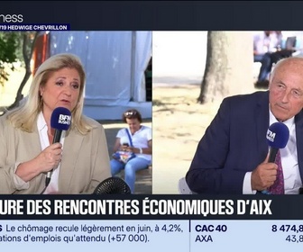 Replay La grande interview d'Hedwige Chevrillon - Jean-Hervé Lorenzi (Rencontres Économiques d'Aix) : Ouverture des Rencontres Économiques d'Aix - 02/07