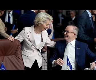 Replay Ursula Von der Leyen espère signer en Australie l'accord commercial attendu de longue date