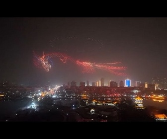 Replay La Chine célèbre la fête du Printemps avec des spectacles de lumière pilotés par drone