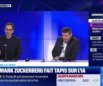 Replay Tech & Co, la quotidienne - Meta : Mark Zuckerberg fait tapis sur l'IA - 29/01