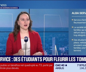 Replay Good Morning Business - Le Pitch : Alba service, des étudiants pour fleurir les tombes - 30/10