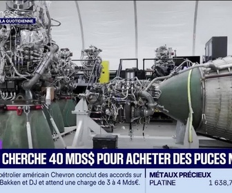 Replay Tech & Co, la quotidienne - Le Tech Flash : SpaceX cherche 40 milliards de dollars pour acheter des puces Nvidia, par Léa Benaim - 07/10