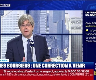 Replay BFM Bourse - La bourse cash : N'ayant pas eu la traditionnelle correction de septembre, on devrait l'avoir en octobre. - 25/09